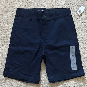 Old Navy boys Navy Blue Flat Front Shorts